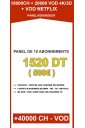Revendeur IPTV 10 codes - 15000CH + 20000VOD 4K/3D tunisie