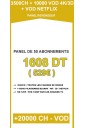Revendeur IPTV 50 codes - 3500CH + 10000VOD 4K/3D tunisie