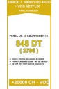 Revendeur IPTV 25 codes - 3500CH + 10000VOD 4K/3D tunisie