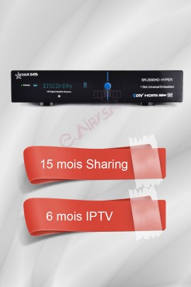 Récepteur Starsat 2000HD Hyper + 15 mois G-Share
